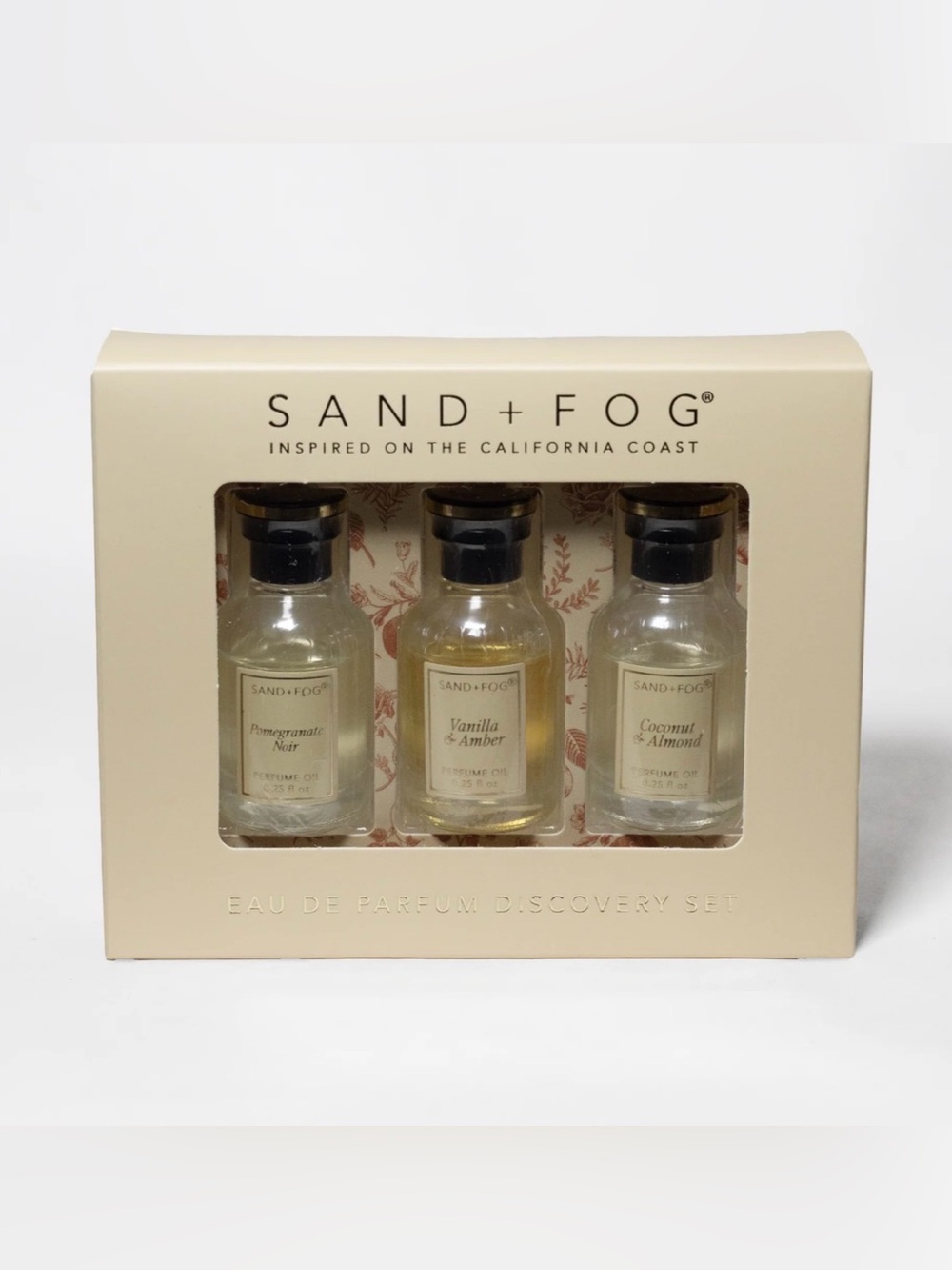 Sand + Fog Soft Serenade Exploratory Perfume Oil Set- fruity, gourmand, dabbers